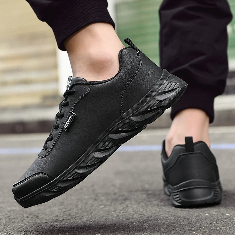 Winter Light Men Sneakers Lace Up Casual Shoes For Men Cushioning Men Sport Shoes For Running Outdoor Waterproof Walking Shoes - Sun Studio