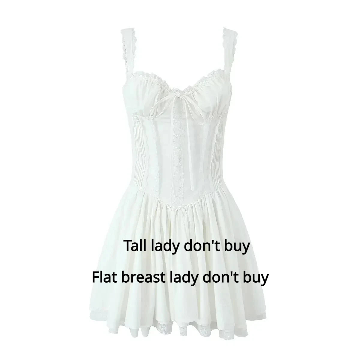 Mingmingxi Sexy Spaghetti Strap Corset Dress Elegant Fluffy Party Dresses Slim A Line Lace Up Dress Cotton Women Clothing - Sun Studio