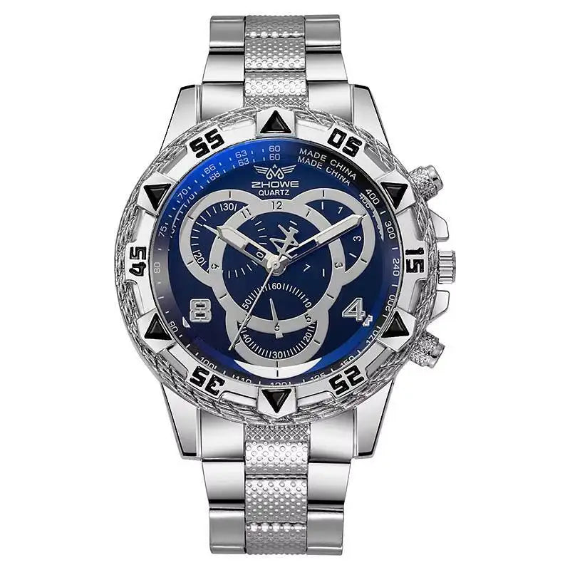 Luxury Large Dial Men Business Watches Fashion Male Analog Quartz Wristwatch Reloj Hombre - Sun Studio