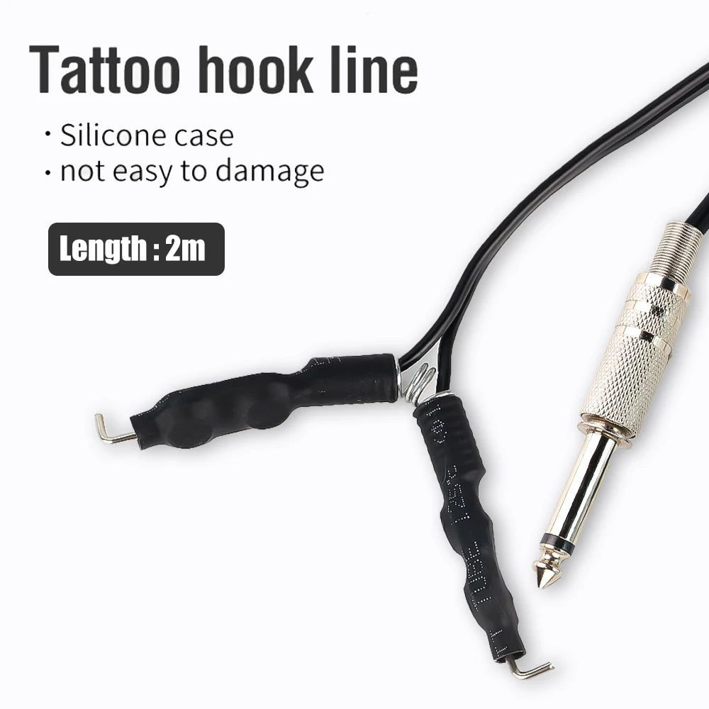 Hook Cord Power Switch for Traditional Coil Tattoo Machine Connection Line Tattoo Power Supply Accessories - Sun Studio