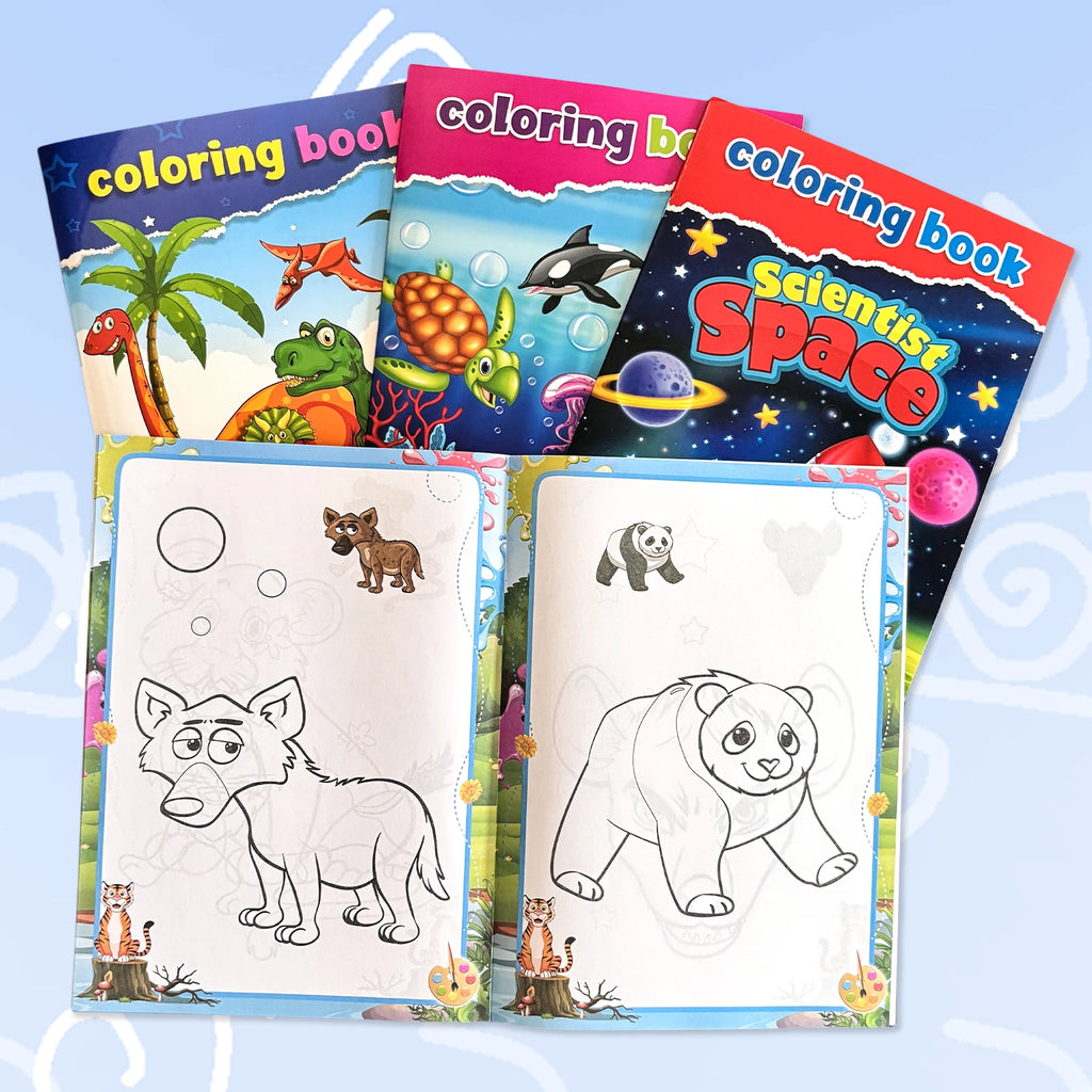 Children's Drawing Book Coloring Drawing Book Color Filling Graffiti Picture Book Painting Educational Toy Gift Concentration - Sun Studio