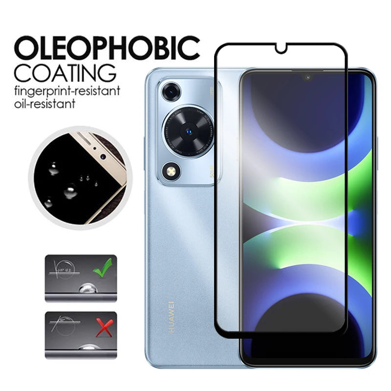 6in1 For Huawei Nova Y72s Glass For Huawei Nova Y63 Y72 Y72s Tempered Glass 2.5D Full Cover Screen Protector For Nova Y72s Film - Sun Studio