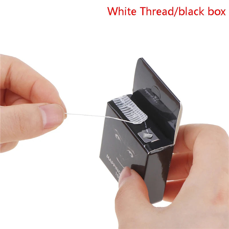 Make Up Dyeing Liners Thread Semi Permanent Positioning Eyebrow Measuring Mapping Tool Pre-ink String For Microblading Eyebow - Sun Studio