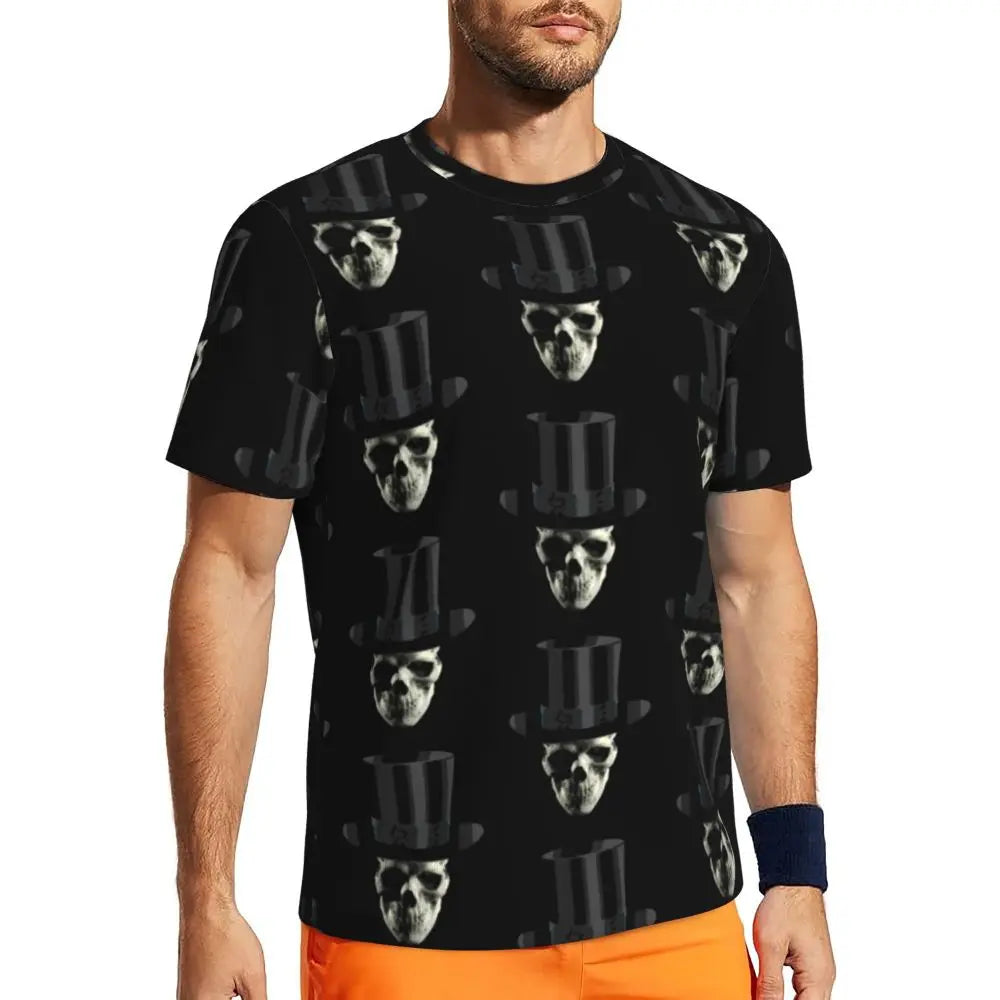 Gym T Shirt For Men Steampunk Design T-Shirts Fashion Wonderful Clockwork Vintage Summer Tees O Neck Streetwear Design Tops