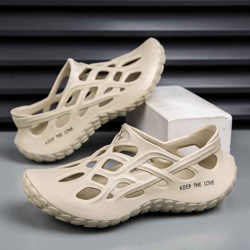Men Summer Comfortable Breathable Sandals Outdoor Leisure Water Shoes for Hiking and Beach - Sun Studio