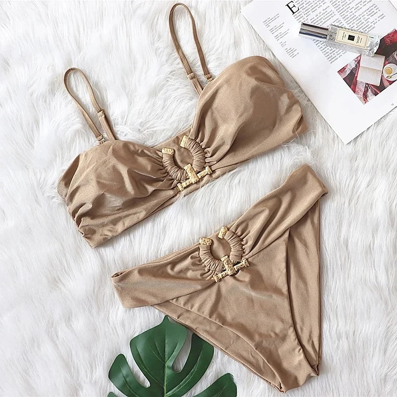 Pink Sexy Bikinis 2026 Women's Swimwear Female Swimsuit Swim Wear Bathing Suits Brazilian Girls Bikini Set Beachwear Pool Bather - Sun Studio