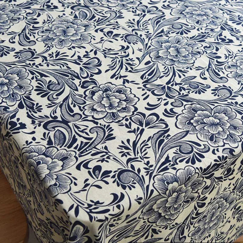 Bohemian Fabric Ethnic Vintage Retro Boho Printed Cotton Linen Home Decor Upholstery Textile
