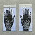 NEW Black Lace Transfer henna Hand Arm Tattoo Henna Stickers Art Temporary Tattoo DIY Painting Body Art Template Tattoo Stencils - Sun Studio