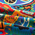 Bohemian Fabric Ethnic Vintage Retro Boho Printed Cotton Linen Home Decor Upholstery Textile