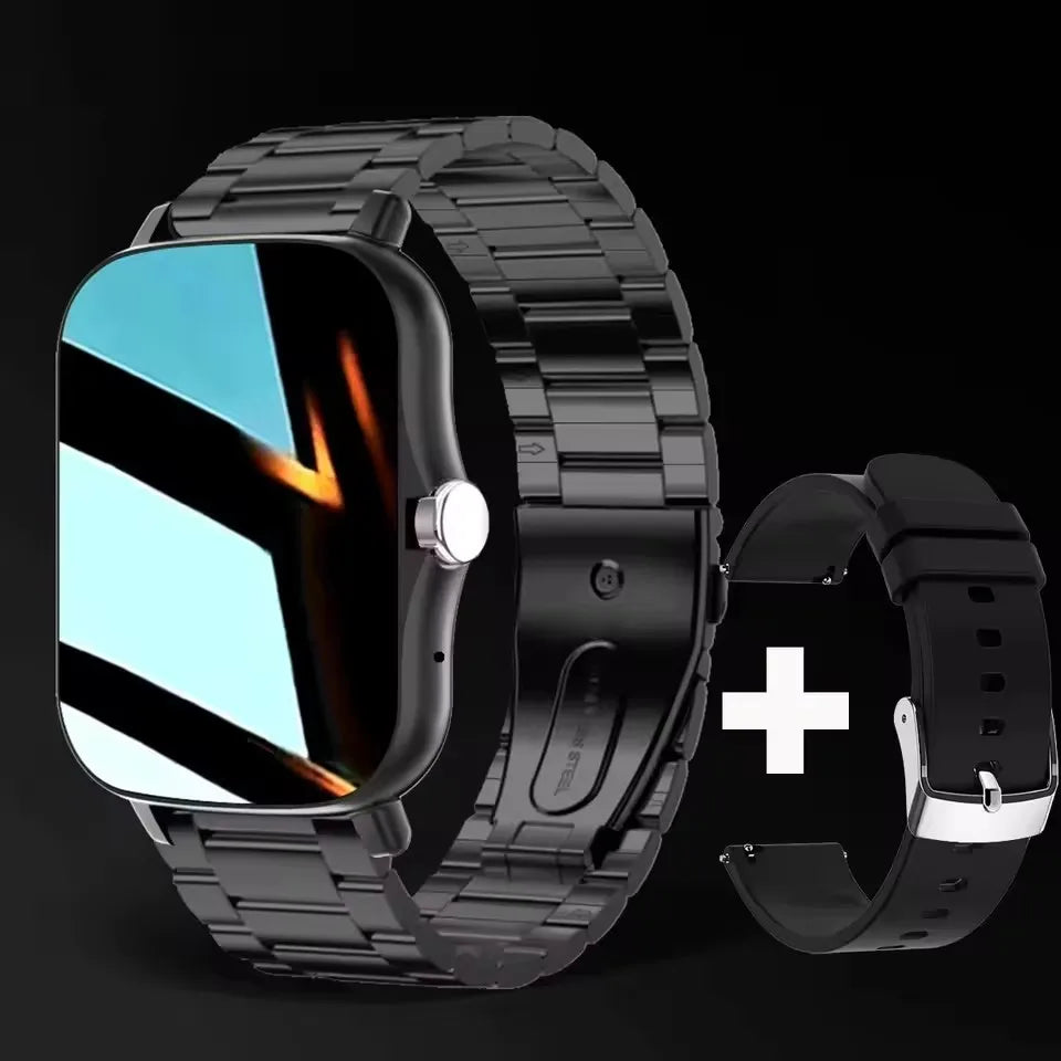 Smart Watch For Android IOS Watches 2.01inch HD Display Bluetooth Call Message Alert Music Sports Mode Smartwatch Men Women Gift - Sun Studio