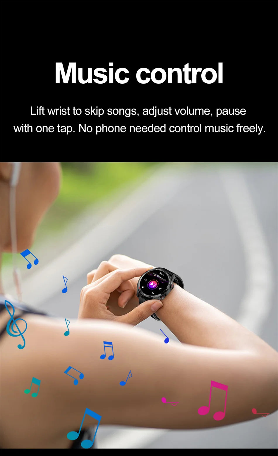 ChiBear New 1.53inch Bluetooth Call Smart Watch Men Multi-Sport Mode Heart Rate Health Monitoring Waterproof Business Smartwatch - Sun Studio