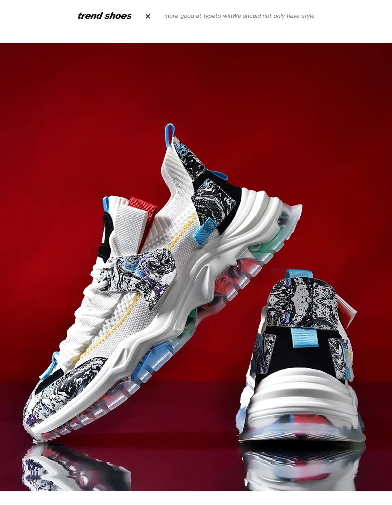 Shoes men Sneakers Male casual Mens Shoes tenis Luxury shoes Trainer Race Breathable Shoes fashion loafers running Shoes for men - Sun Studio