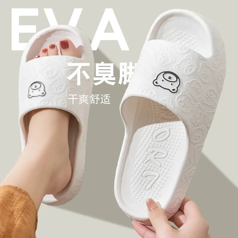 Anti-slip Indoor Toilet Slippers Bathroom Home Use Wearing a Slug Outside Living Room Slippers New Summer House Shoes Slipper - Sun Studio