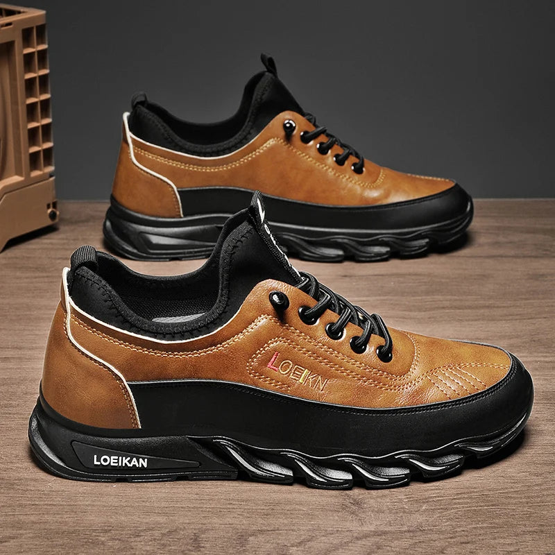 Labor Protection Men's Shoes Autumn Construction Site Work Work Anti Slip Wear-Resistant Sports Leisure Mountain Climbing - Sun Studio
