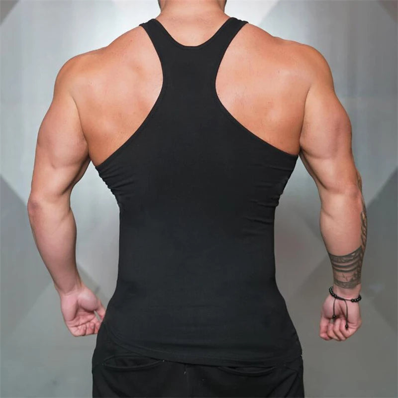 Gym Bodybuilding Muscle Shirts Summer Sleeveless Cotton Breathable Tank Tops Mens Fitness Sport Irregular Hem Hip Hop Singlets - Sun Studio
