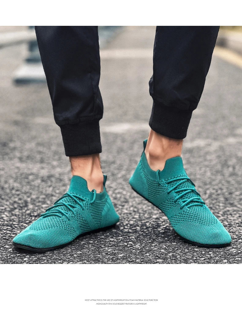 YRZL Mesh Loafers Men Driving Moccasins High Quality Flats Walking Shoes Breathable Non Slip Casual Loafers Summer Mens Shoes - Sun Studio