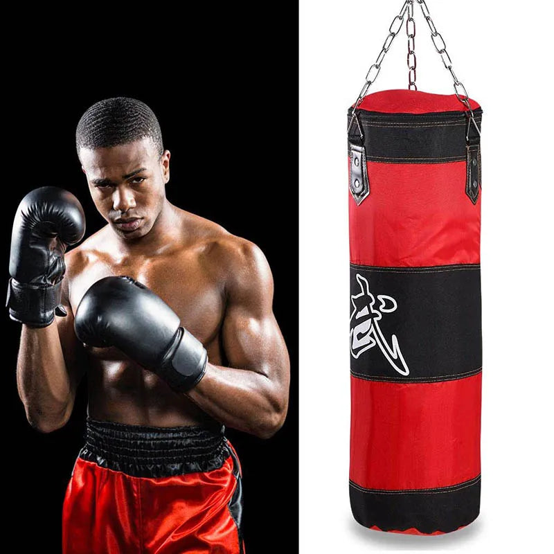 Punch Sandbag Heavy Boxing Punching Bag with Ceiling Hook Steel Chain Fitness Training MMA Kickboxing Muay Thai Karate Taekwondo - Sun Studio