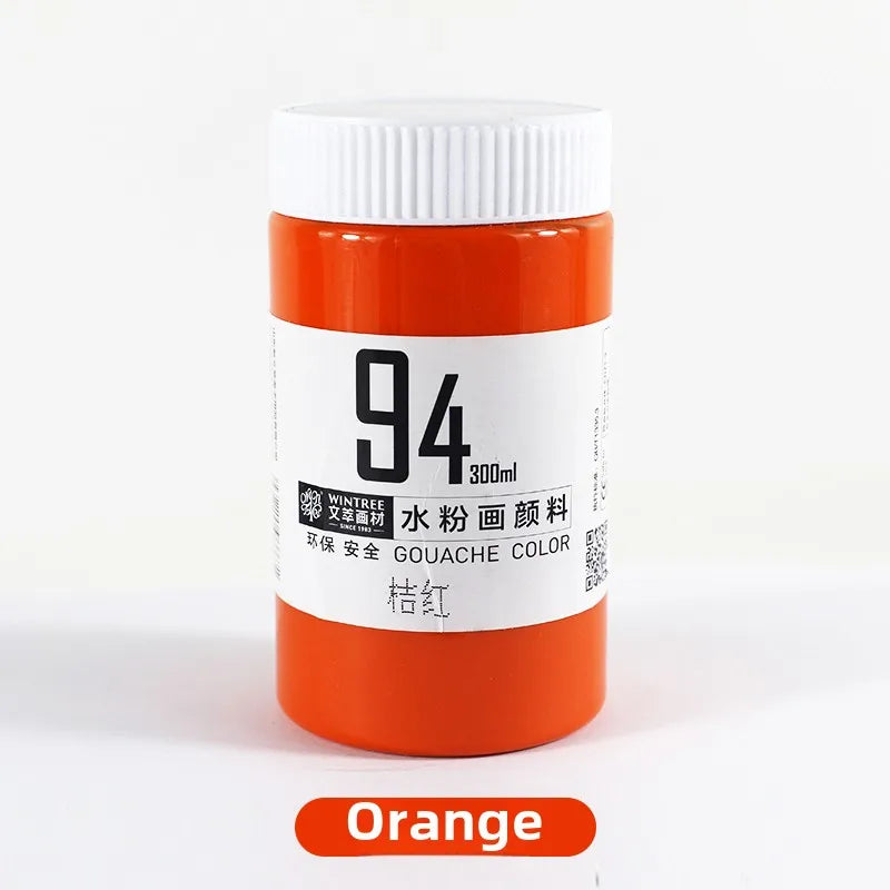 Gouache Paint Super Gouache Color 300ml Single Pack Art Class Non-toxic Beginner Pigment Art Student Special Large Bottle - Sun Studio