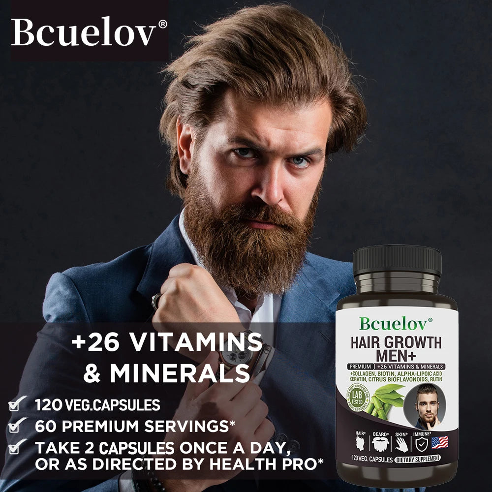 Men's Multivitamin Supplement - Supports Men's Multivitamin with Vitamins A, C, D, E & B12, Zinc, Calcium, Magnesium and More - Sun Studio