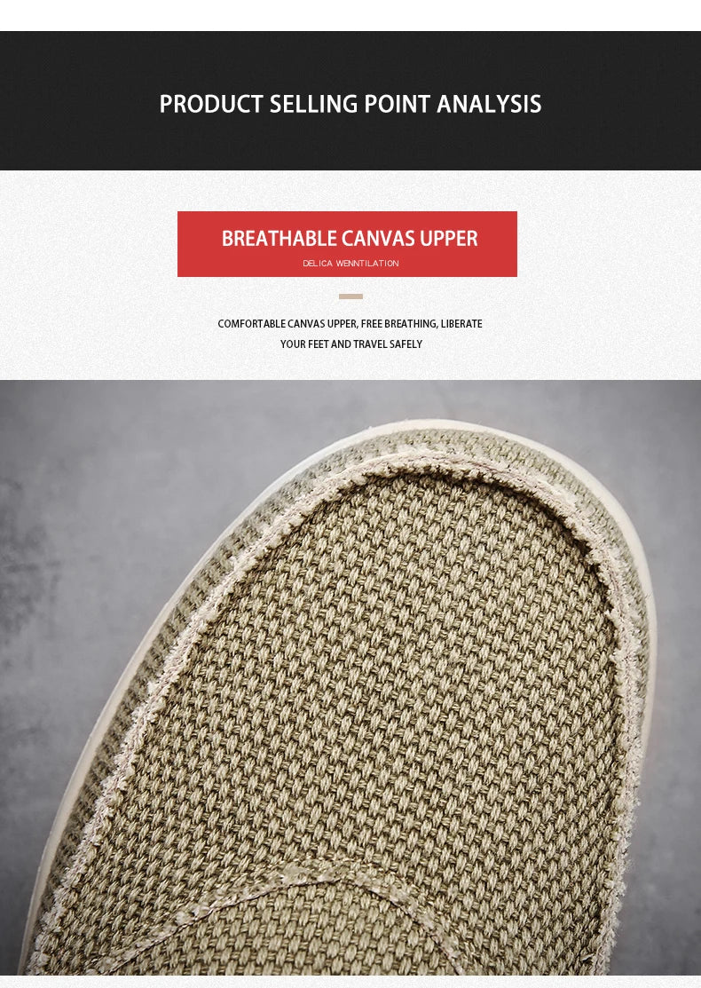 Casual Slip on Mens Shoes Outdoor Walking Comfortable Canvas Slippers Korean Trend Baotou Half Drag Slides Zapatillas Hombre - Sun Studio