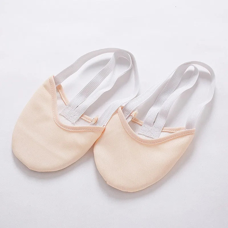 Half Length Rhythmic Gymnastics Equipment Soft Breathable Socks Knitted Sole Shoes Art Gym Child Adult Dancing Pads Insoles - Sun Studio