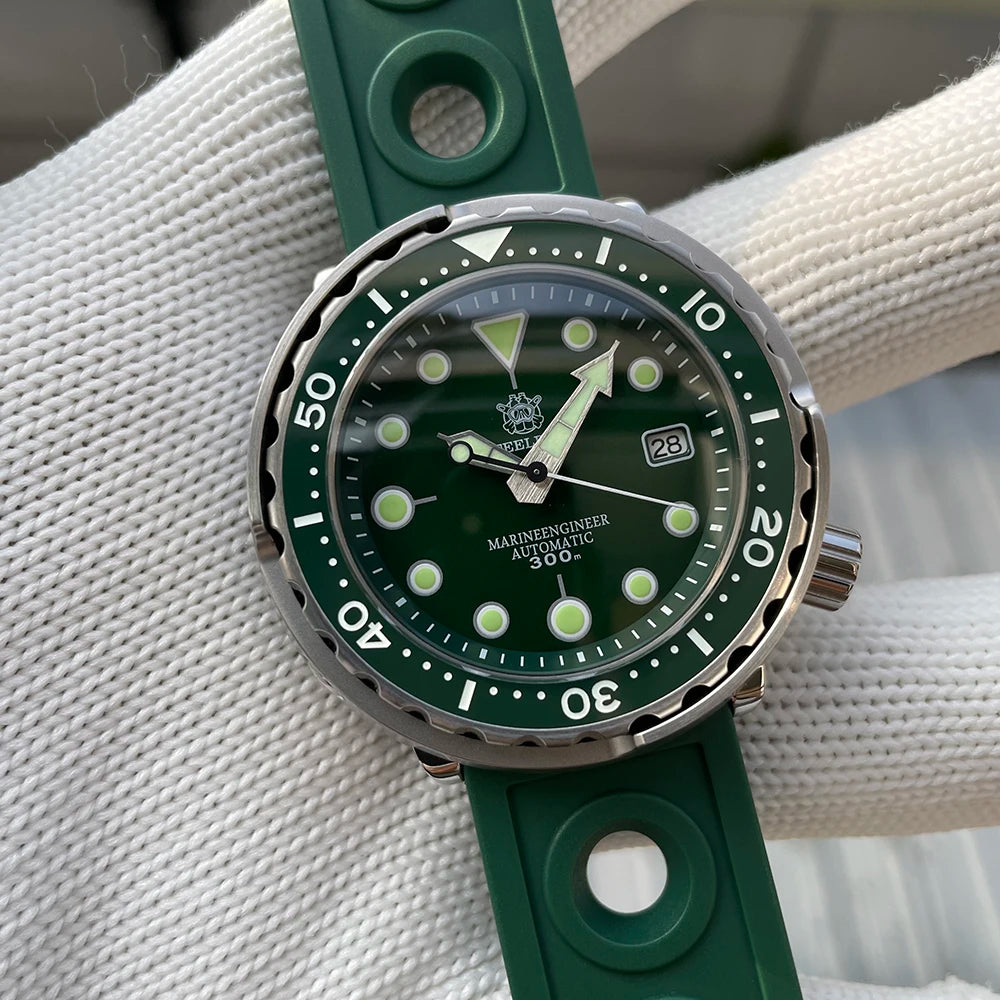 STEELDIVE SD1975 Luxury Automatic Watches Men Dive Watch 30Bar Waterproof Luminous Clock Sapphire Mirror Mechanical Wristwatch