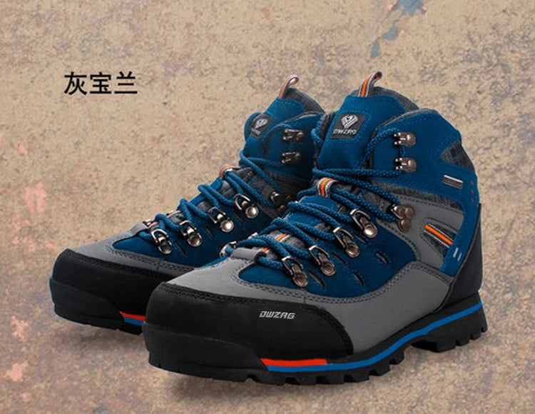 2026 High Gang Outdoor Hiking Shoes Men Winter Mountain Climbing Trekking Boots Top Quality Outdoor Fashion Casual Snow Boots - Sun Studio