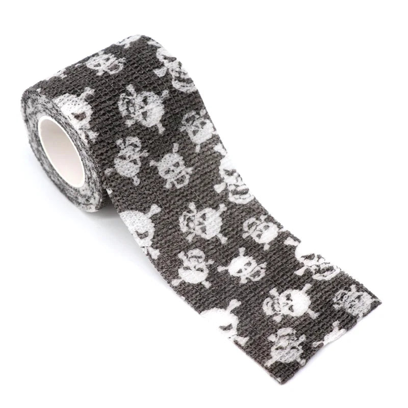 Animal Pattern Printed Self Adhesive Elastic Bandage 4.5m Sports Wrap Tape for Finger Joint Knee First Aid Kit Pet Tape - Sun Studio