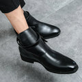 European Station New Men Pointed Chelsea Boot Side Buckle Casual Classic Size 38-48 Male Boots - Sun Studio