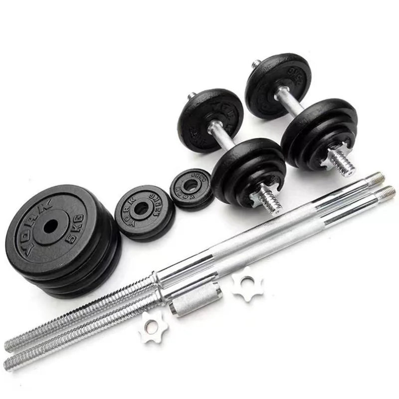 10kg 15kg 20kg 30kg Gym Home Weightlifting Dumbbells with Box Painted Black Painted Cast Iron Dumbbells Barbell Set. - Sun Studio