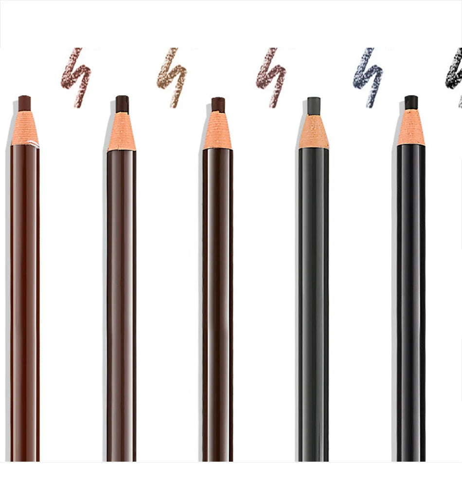 Eyebrow Pencil Microblading Supplies Set Waterproof Eyebrow Tattoo Tint Enhancers With Sharpener Brow 10Pcs Brow Trimmer Blade - Sun Studio