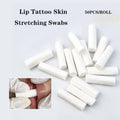 50PCS/ROLL Disposable Lip Tattoo Skin Stretching Swabs Cotton Stick Semi-Permanent Makeup Lip Tattoo Coloring Accessories - Sun Studio