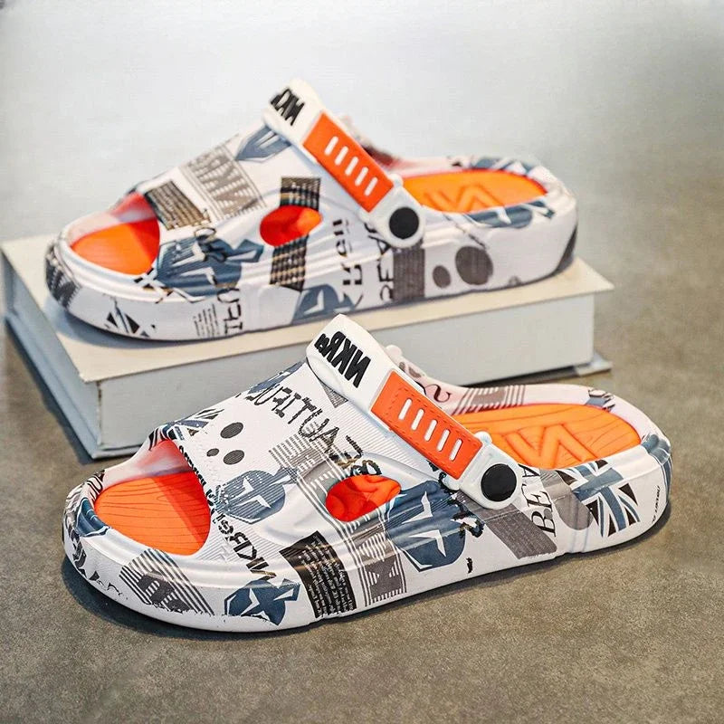 Soft Men's Shoe Eva Outdoor Sabot Male Slipper Fun Designer Luxury Low Price 2025 Fashion Comfortable High Quality Pvc Slides - Sun Studio