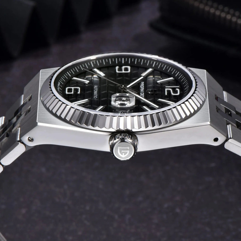 2026 New PAGANI DESIGN 3D Rhombus Dial Luxury Automatic Watch For Men Fashion Business Mechanical Wrist watches Sapphire crystal - Sun Studio