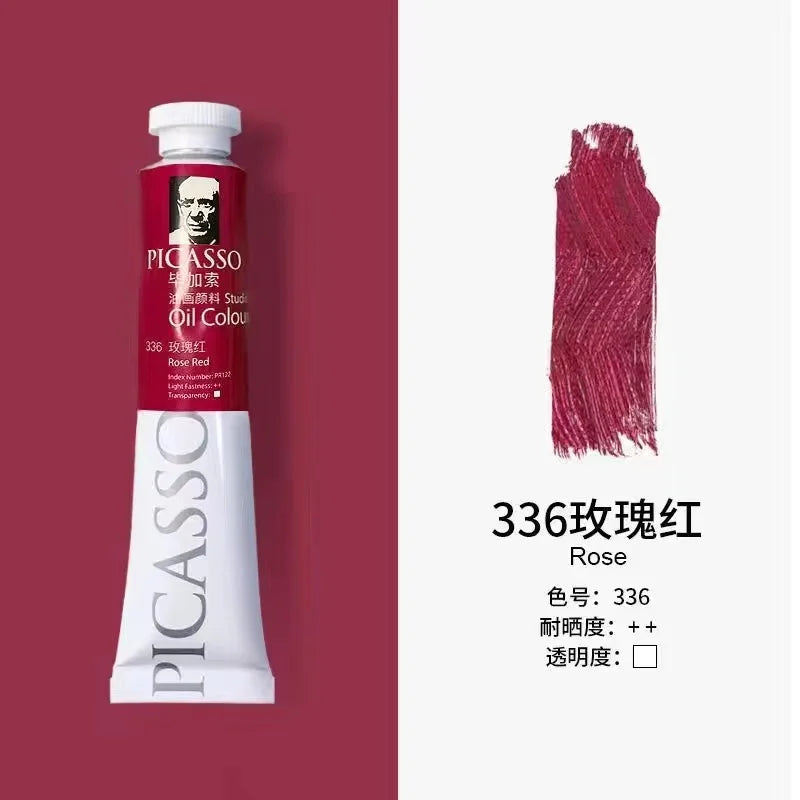 50/170ML Oil Painting Pigment for Beginners and Students Majoring In Fine Art Painting Creation Light-resistant Delicate Pigment