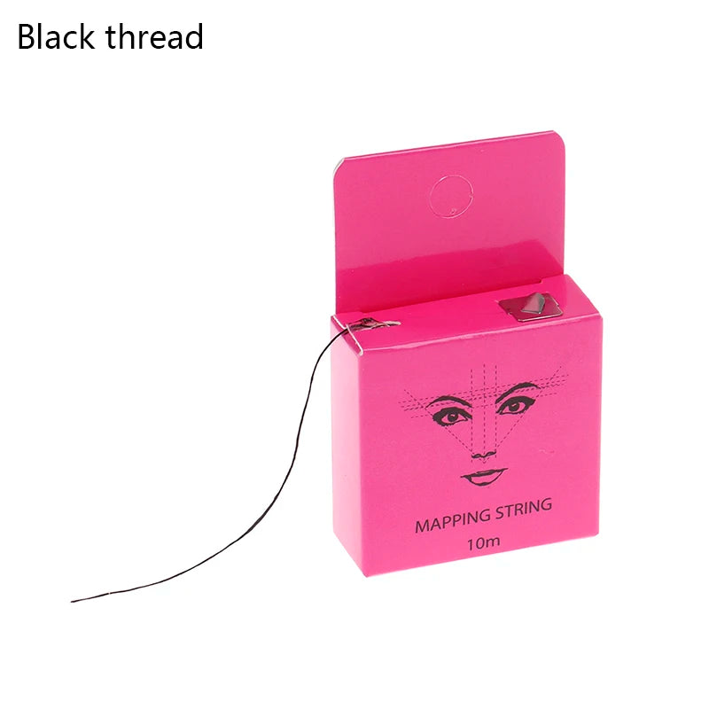 Make Up Dyeing Liners Thread Semi Permanent Positioning Eyebrow Measuring Mapping Tool Pre-ink String For Microblading Eyebow - Sun Studio