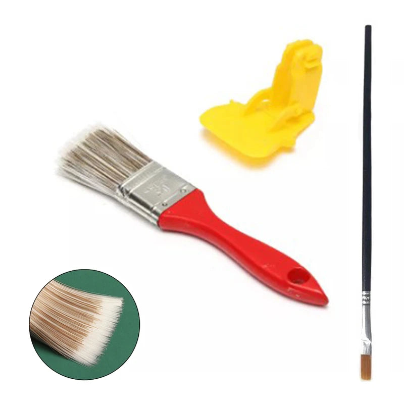 2Pcs/Set Edging Color Separation Paint Brush Handheld Paint Edger Tool Ideal For Indoor and Outdoor Use on Walls and Ceilings - Sun Studio
