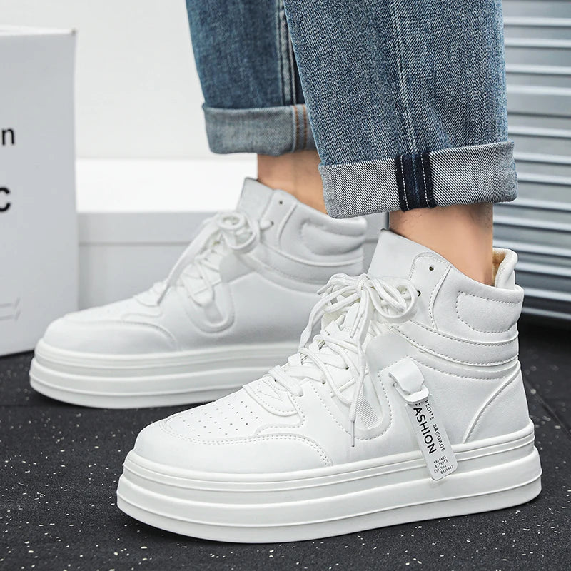 High-top classic casual sports shoes with durable soles and soft uppers, blending classic and fashionable styles. Ideal for hiki - Sun Studio