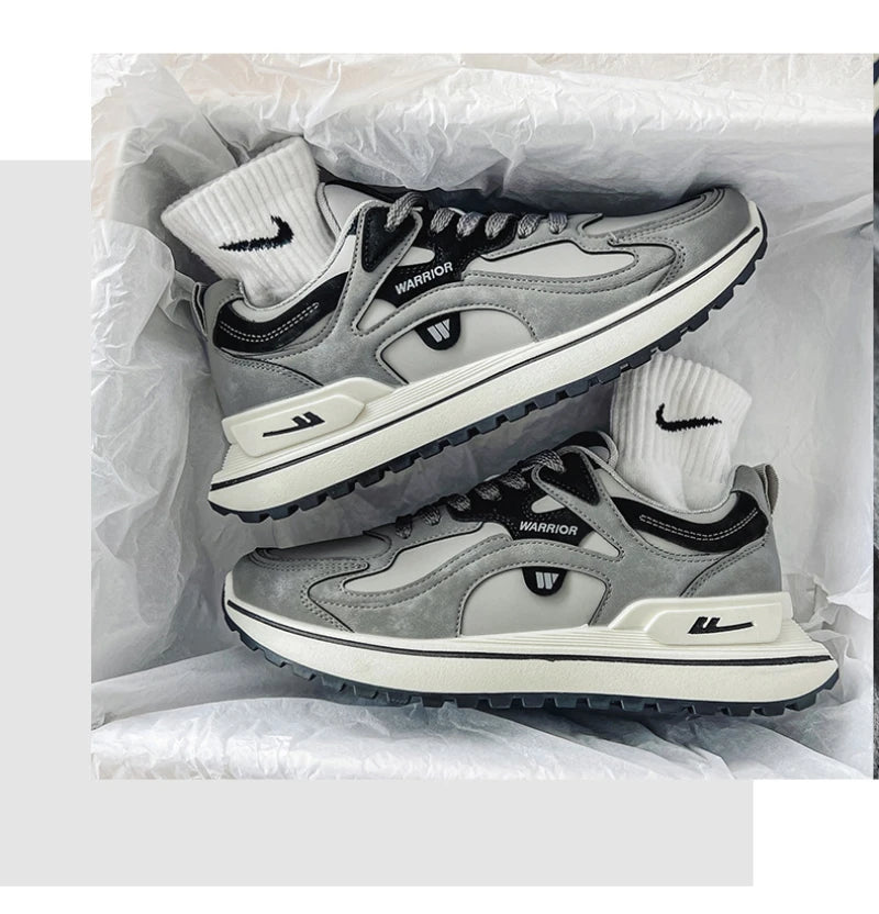 Comfortable And Breathable Sports Shoes For Men's New Spring And Autumn Style Ins Trendy Leisure Hong Kong Style Running Travel - Sun Studio