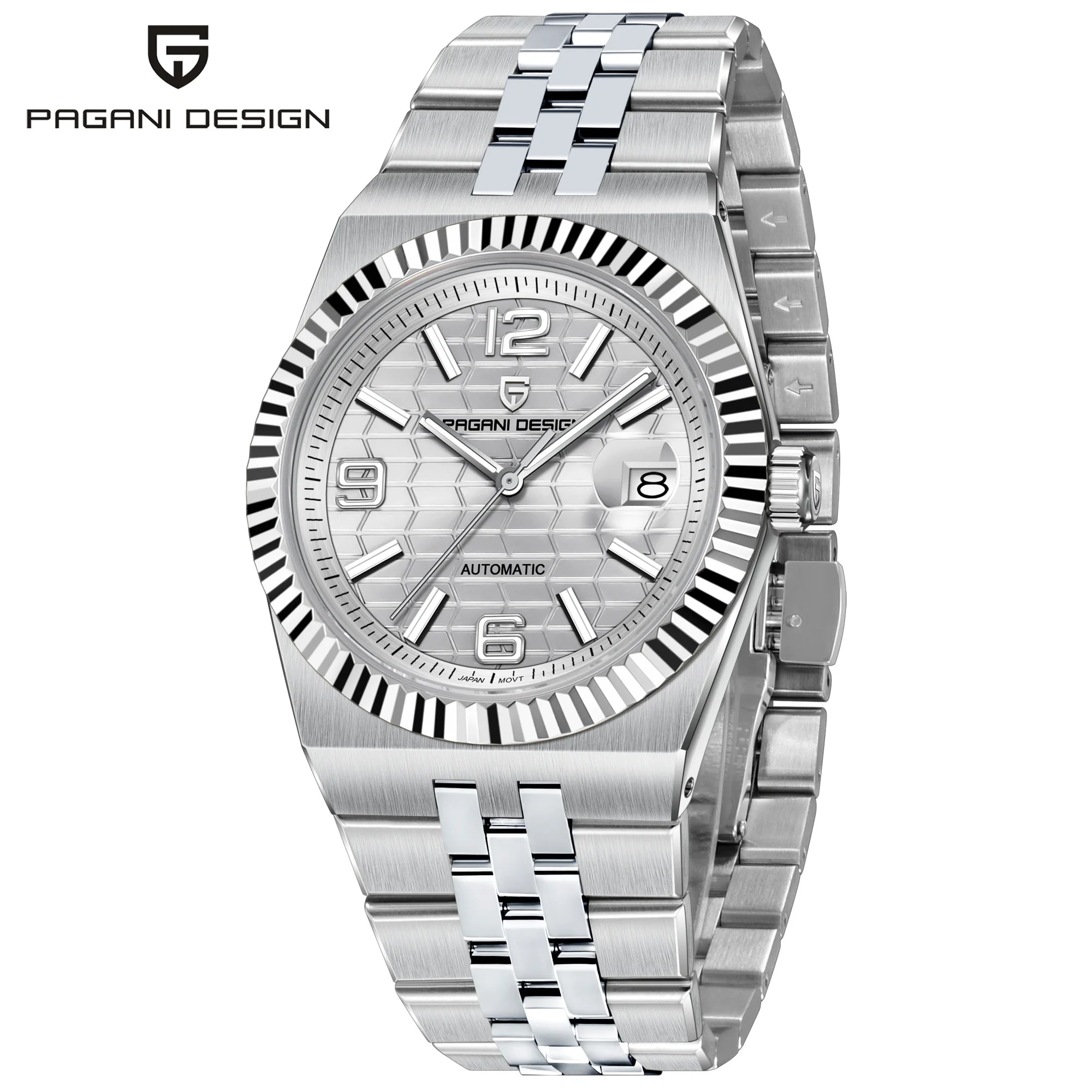 2026 New PAGANI DESIGN 3D Rhombus Dial Luxury Automatic Watch For Men Fashion Business Mechanical Wrist watches Sapphire crystal - Sun Studio