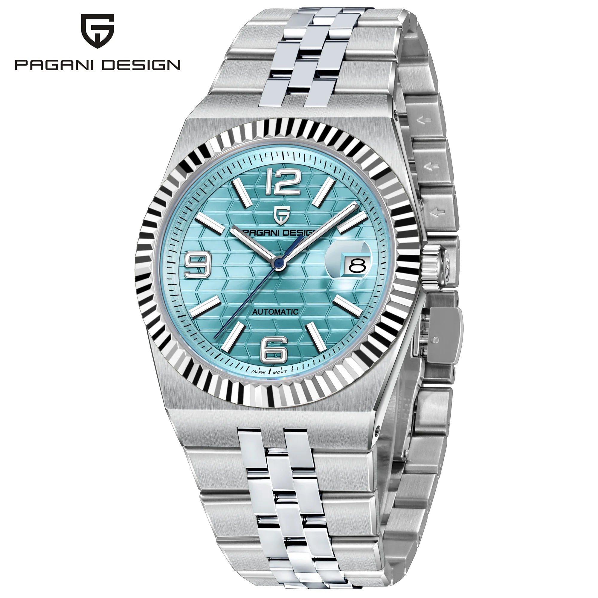 2026 New PAGANI DESIGN 3D Rhombus Dial Luxury Automatic Watch For Men Fashion Business Mechanical Wrist watches Sapphire crystal - Sun Studio
