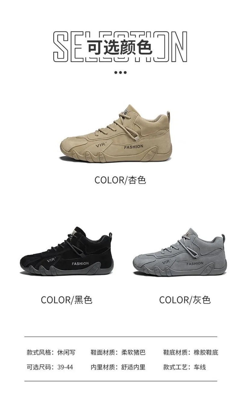 Outdoor Fashion Men's Shoes Loafers Comfort Walking Vulcanzed Sneakers Men Original Men's Ankle Boot Non Slip Work Shoes for Men - Sun Studio