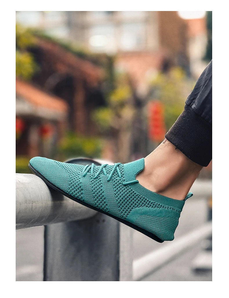 YRZL Mesh Loafers Men Driving Moccasins High Quality Flats Walking Shoes Breathable Non Slip Casual Loafers Summer Mens Shoes - Sun Studio