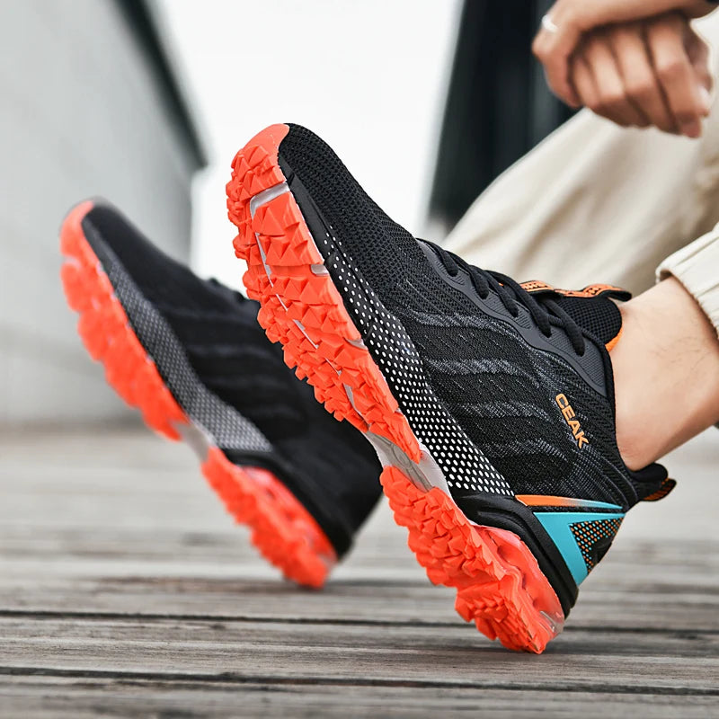 2025 Men's Casual Trainers Shoes Fashionable Sports Comfortable and Breathable Running Shoes Large Size 48 High Top Board Shoes - Sun Studio