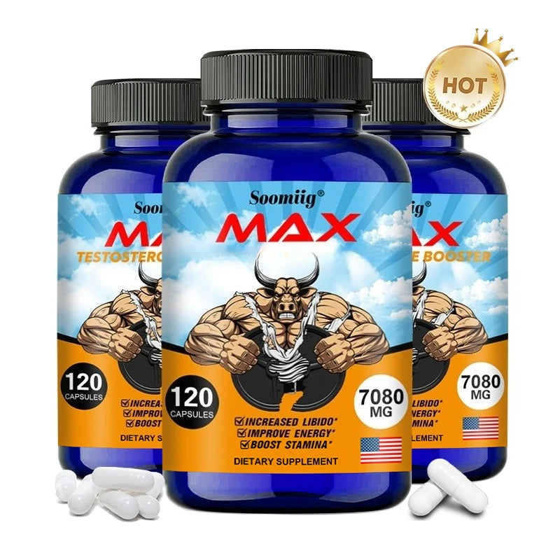 Male Supplement - Support Men Healthy Enhancing Long Lasting Powerful Supplement Capsules - Sun Studio