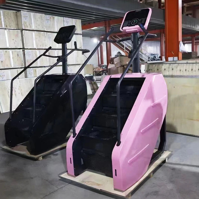 Fitness Stair Master Pink Electric Stair Climber Machine Commercial Gym Equipment Body Exercise Stair Stepper - Sun Studio