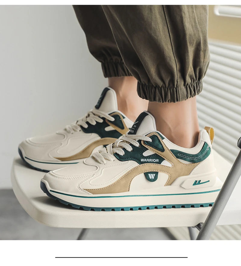 Comfortable And Breathable Sports Shoes For Men's New Spring And Autumn Style Ins Trendy Leisure Hong Kong Style Running Travel - Sun Studio
