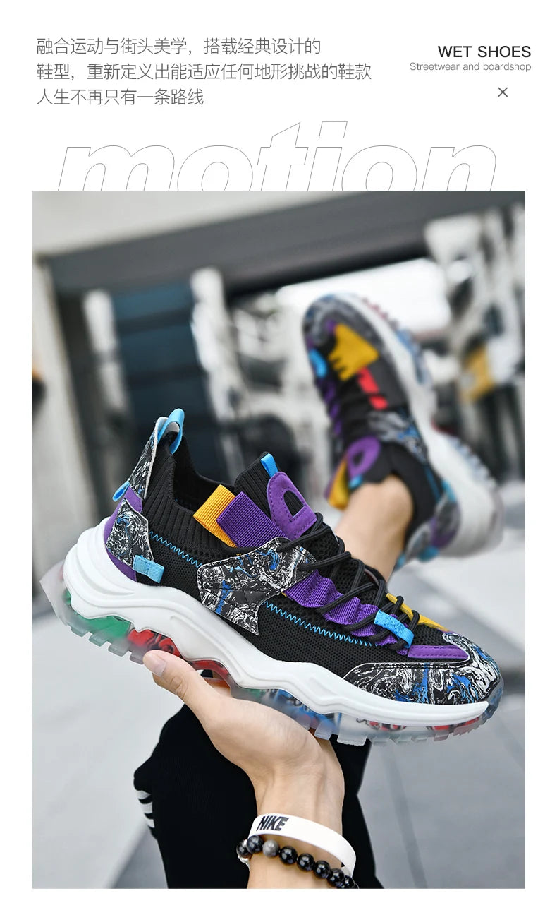 Shoes men Sneakers Male casual Mens Shoes tenis Luxury shoes Trainer Race Breathable Shoes fashion loafers running Shoes for men - Sun Studio
