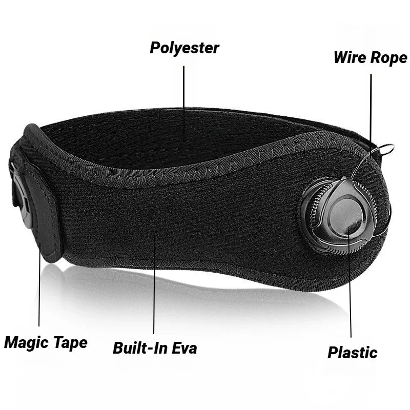 1Pcs Patella Tendon Knee Strap ,Knee Pain Relief Support Brace Hiking, Soccer, Basketball,Running,Jumpers Knee,Tennis,Tendonitis - Sun Studio