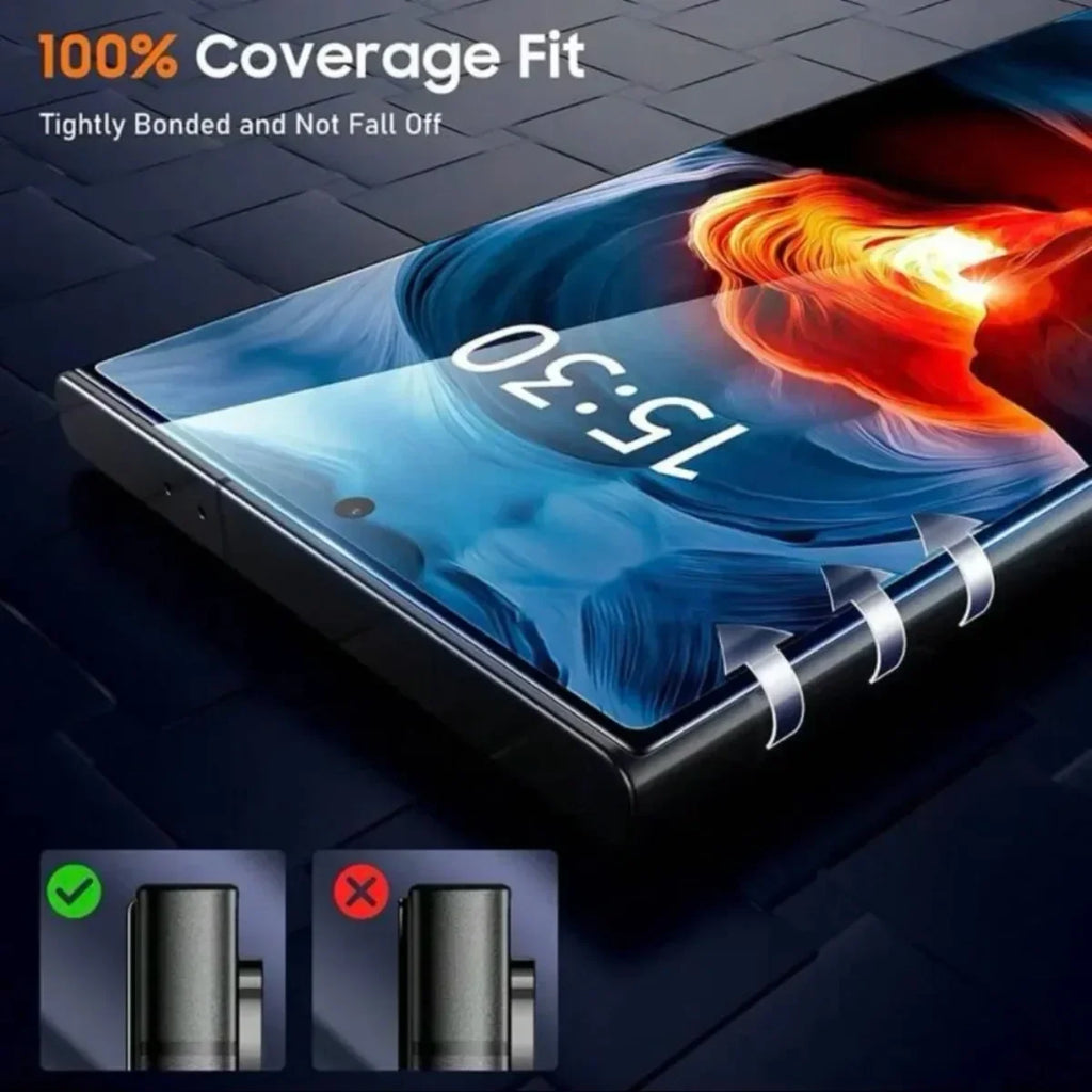 2Pcs One-click Dust free Tempered Glass For Realme GT 7 7T C75 C71 C73 C75X 14T 14 14X Easy Install Screen Protector Film - Sun Studio